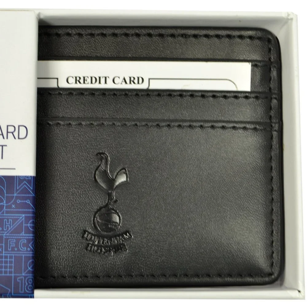 Tottenham Hotspur FC Official Black Credit Card Holder Wallet